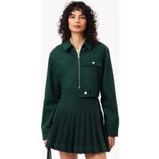 Lacoste Women Outerwear Lacoste BLOUSON green female Windbreaker now available at BSTN in