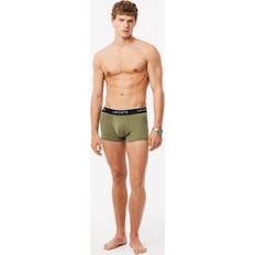 Lacoste Casual Boxer Trunks 3-Pack - Black/Red/Khaki