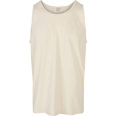 Beige - Men Tank Tops Build Your Brand (S, Sand) Build Your Brand Mens Basic Tank Top Brown