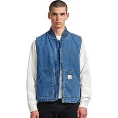 Levi's Sansome Vest GET Involved T Mand Blå Overgangsjakker Relaxed Fit hos Magasin