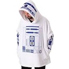 One Size - Unisex Toppe Star Wars Blanket Hoodie (Unisex White)