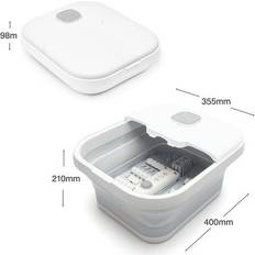 Deluxe Foldaway Foot Bath Spa White