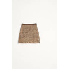 Valentino FANTASY TWEED SKIRT Woman BROWN/MULTICOLOUR