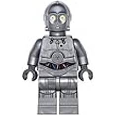 LEGO Star Wars C-3PO Silver Protocol Droid Minifigure Spit