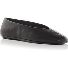 Jeffrey Campbell Low Shoes Jeffrey Campbell Women's Fathom Square Toe Ballet Flats Black