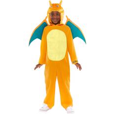 Film & TV - Orange Dräkter & Kläder Amscan Pokémon Charizard Jumpsuit Barn Maskeraddräkt Small