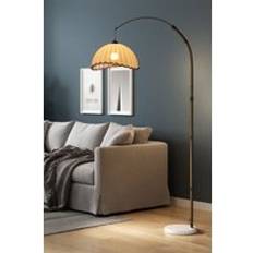 Living and Home Vintage Style - Multi One Size Floor Lamp