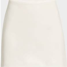 Cuero Faldas Agolde Agda Mini Skirt in White. 23, 24, 25, 26, 28, 29, 30, 31, 32, 33, 34