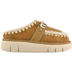 Mou Tofflor & Sandaler Mou Tofflor Bounce Clog Metal Logo FW531001A Brun