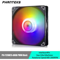 Aihontai F120M25 ARGB BK Case Fan 140/120mm 4-pin 120mm