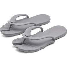 EVA Slippers Zisheng Foldable Flip Flops Soft - Grey