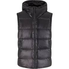 Urban Classics Västar Urban Classics UC Recycled Hooded Puffer Vest - Black