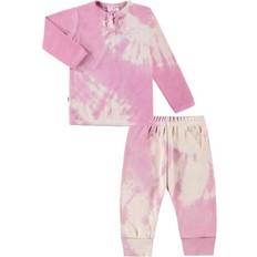 9-12M Autres Ensembles Paige Lauren Eco-Rib Tie Dye Tee and Legging Sets, (Pink, 18-24M) Maisonette