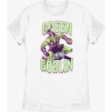 Tops BoxLunch Marvel Spider-Man Green Goblin Womens T-Shirt WHITE