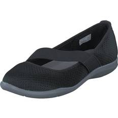 Crocs Swiftwater Flat W Black/Smoke, Female, Sko, Sandaler og Hjemmesko, ballerina sko, Sort