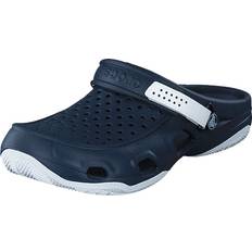 Uomo Zoccoli Crocs Swiftwater Deck Clog Navy/White, Male, Sko, Sandaler og Hjemmesko, sandaler, Blå