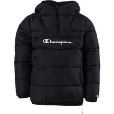 Champion Hooded Jacket Junior Black, Unisex, Tøj, jakker, Sort