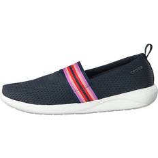 Pantoffeln & Hausschuhe Crocs Literide Mesh Slip On W Navy Colorblock/navy, Female, Sko, Sandaler og Hjemmesko, slip-on, Turkis/Blå