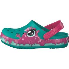 Crocs Fun Lab Slime Band Clog Kids Tropical Teal, Unisex, Sko, Sandaler og Hjemmesko, sandaler, Turkis/Lyserød