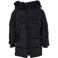 Unisex Kåper & Frakker Kids Only Monica Long Puffer Coat Black, Unisex, Tøj, jakker, Sort, 128