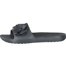 Crocs Träskor Crocs Sloane Vividblooms Sld W Black/black, Female, Sko, Sandaler og Hjemmesko, Klipklapper, Grå