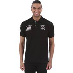 T-skjorter Vinson Polo Club Gently Black, Male, Tøj, T-shirt, Sort