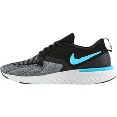 Nike Odyssey React 2 Flyknit Löparskor - Blue/Black/Grey