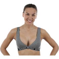 Björn Borg Grijs Beha's Björn Borg Iconic Cotton Bra - Grey