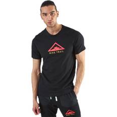 Dry Tee Trail Black, Male, Tøj, T-shirt, Løb, Sort