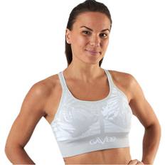 Gavelo Seamless Floral Sports Bra Grey, Female, Tøj, Sports-bh, Løb, Grå