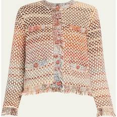 Clothing Veronica Beard Sariyah Knit Jacket in Orange. L, M, S, XS