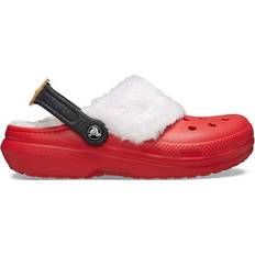 Crocs Zuecos Crocs Classic Lined Santa Clogs - Rot