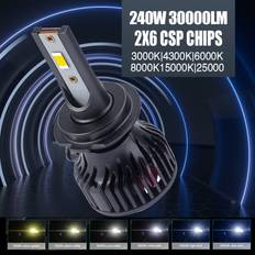 Aihontai H11 LED Heads Car Light H7 3000K