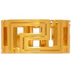 Versace Herr Ringar Versace Rings, male, Yellow, MM Rings