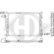 Chevrolet Cooling System Diederichs Kühler DCM3607 Motorkühlung