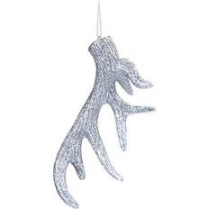 VFM e-Store Decoration Hanging Stag Antler x 1 17 x 7 x 2.5 cm Silver Christmas Tree Ornament