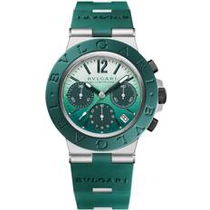 Bvlgari bulgari-bulgari chronograph 40mm grön