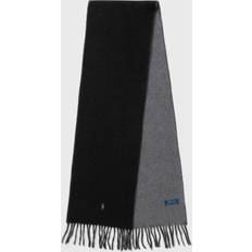Polo Ralph Lauren Halstørklæde & Sjal Polo Ralph Lauren Reversible Wool Scarf - Black/Grey