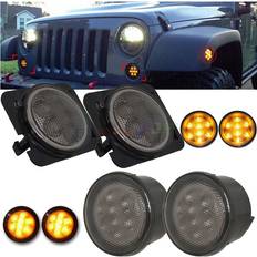 Aihontai Amber Front LED Turn Signal Car Light Assembly