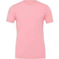 Canvas - Unisex Tops Bella+Canvas (M, Pink) Canvas Unisex Jersey Crew Neck T-Shirt Mens Short Sleeve T-Shirt