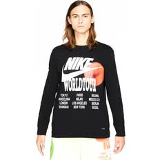 Nike Sportswear World Tour Long Sleeve Tee Black