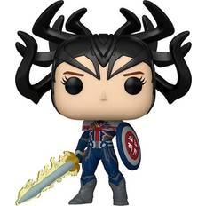 Marvel Toy Figures Marvel What If Infinity Captain Carter Funko Pop! Vinyl Figure #1464