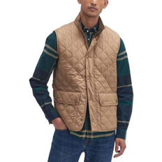 Barbour Men Vests Barbour Lowerdale Quilted Vest Light Sand