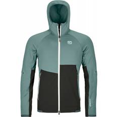 Ortovox Fleece Rib Hoody Fleecejakke turkis
