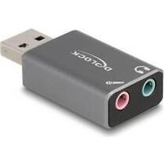 DeLock Externe USB Soundkarte 66633 mit USB-A Stecker