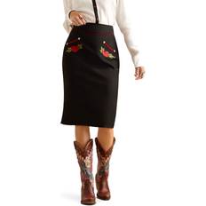 Ariat Women Skirts Ariat Women's Rodeo Quincy Skirt in Black, Regular