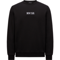 Moncler Jumpers Moncler Black Logo Sweatshirt 999 BLACK