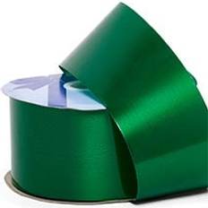 Christmas Gift Wrap Ribbons Paper Mart Metal Emerald High Gloss Poly Ribbon 2-3/4 X 100 Yards Polyethylene Poly Ribbons