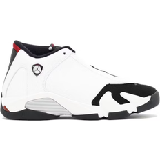 Children's Shoes Nike Air Jordan 14 Retro BG Black Toe GS - White/Black/Varsity Red/Metallic Silver