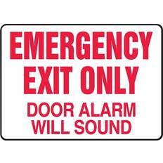 Office Supplies Accuform MEXT918VA Exit Safety Sign 14"W x 10"H